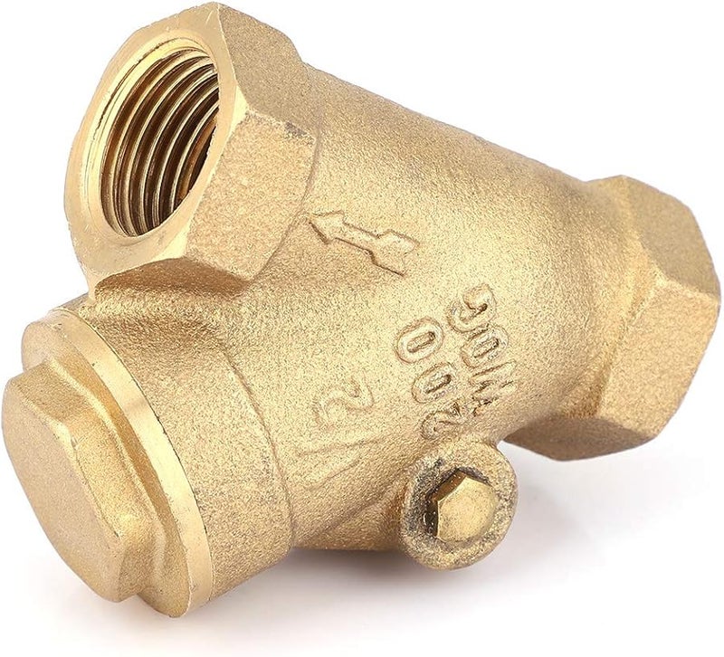 صمام فحص من النوع Y من النحاس 1 2 بوصة خيط NPT عالي الضغط لسباكة الماء والغاز - Image 3