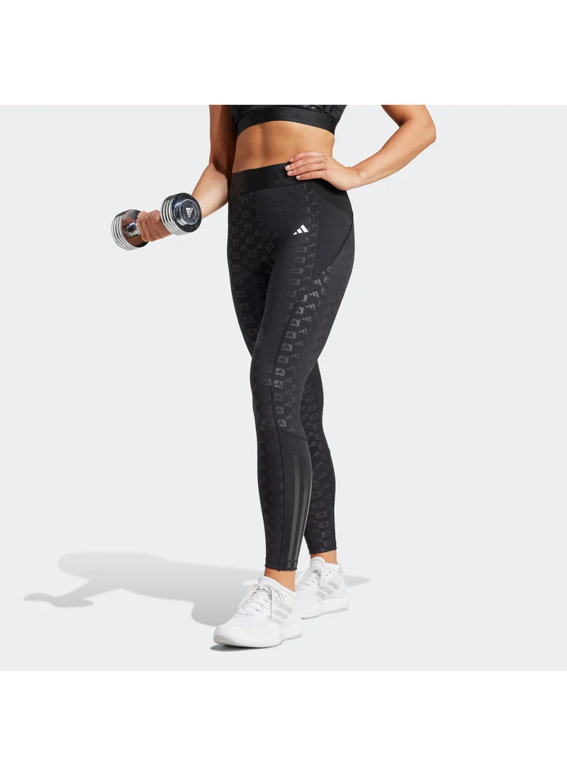 Adidas Hyperglam Full Length Emboss Leggings