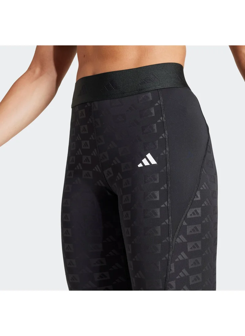 Adidas Hyperglam Full Length Emboss Leggings
