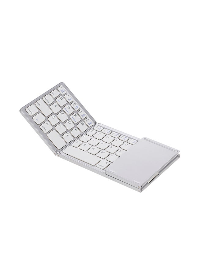 NIBEMINENT Wireless Mini Keyboard Silver - Image 5
