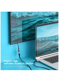 MOWSIL USB C 3.1 Extension Braided Cable Type C Extension Wire USB C 3.1 Gen2 5A Extented Cord Compatible for iPad mini 6, Macbook, Nintendo Switch etc - 2Meter  - Image 3