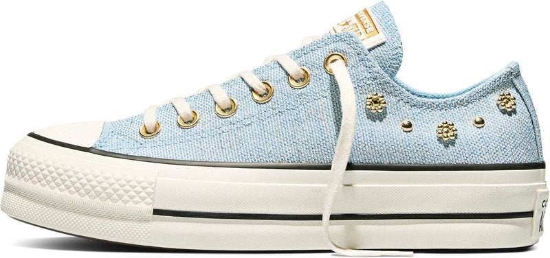 Converse Women's Chuck Taylor All Star Lift Platform Heathered Glam Low Top Sneaker - Image 3
