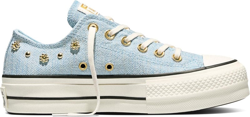Converse Women's Chuck Taylor All Star Lift Platform Heathered Glam Low Top Sneaker - Image 2