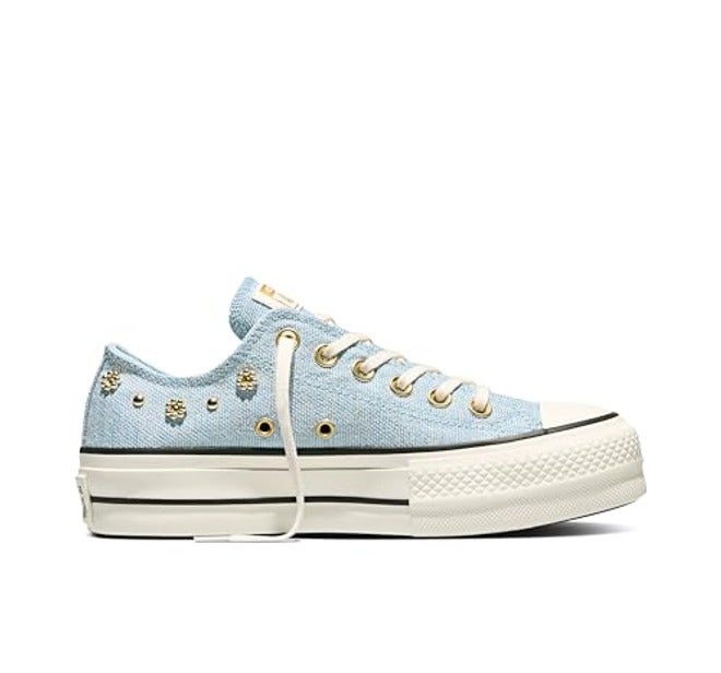 Converse Women's Chuck Taylor All Star Lift Platform Heathered Glam Low Top Sneaker - Image 1