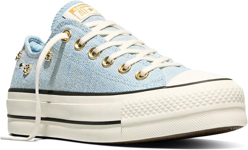 Converse Women's Chuck Taylor All Star Lift Platform Heathered Glam Low Top Sneaker - Image 4