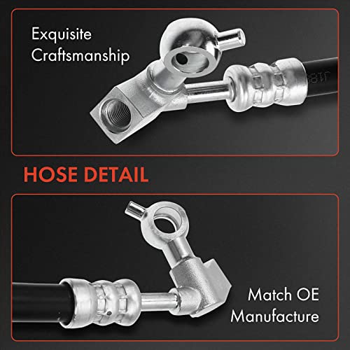 A-Premium Power Steering Pressure Line Hose Assembly Compatible with Infiniti QX4 2001-2003 Nissan Pathfinder 2001-2002 V6 3.5L - Image 5