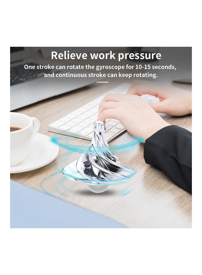 NIBEMINENT Wind Blow Turn Spinning Top Stress Relief Toy 4.2 x 3.8cm - Image 3