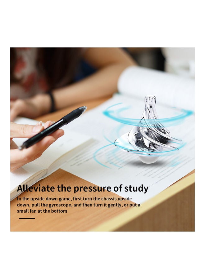 NIBEMINENT Wind Blow Turn Spinning Top Stress Relief Toy 4.2 x 3.8cm - Image 4