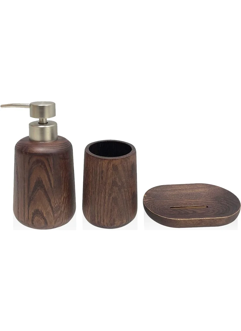 The Mia Woody Bathroom Set 3 Pieces