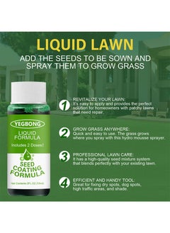 YEGBONG 2 Bottles Of Liquid Seeding Grass Lawn Green Spray Device Seed Care，Green Grass Lawn Repair Spray，Green Grass Lawn Spray & Dog Spot Repair，Green Grass Lawn Spray（59ml+59ml）  - Image 3