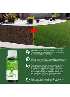 YEGBONG 2 Bottles Of Liquid Seeding Grass Lawn Green Spray Device Seed Care，Green Grass Lawn Repair Spray，Green Grass Lawn Spray & Dog Spot Repair，Green Grass Lawn Spray（59ml+59ml）  - Image 5