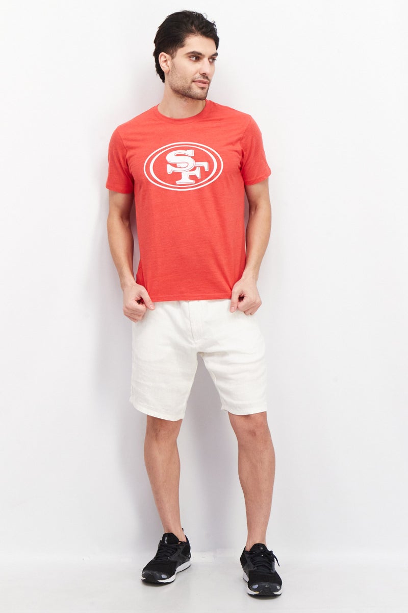NFL Men Sportswear Fit Embroidered Logo Outdoor T-Shirts, Red - Image 4