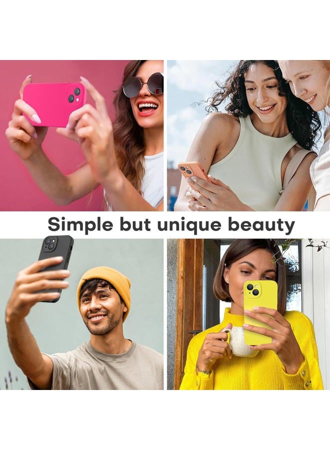 LOVE 3000 Designed for iPhone 13 Case, Premium Silicone with [Camera Protection] [Soft Anti-Scratch Microfiber Lining] Shockproof Protective Phone Case for iPhone 13 Women Men Girls 6.1", Black - Image 2