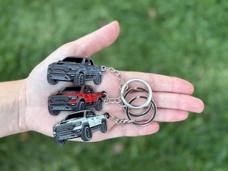 FOUR WHEEL BEAST Dodge RAM Keychain - Image 3
