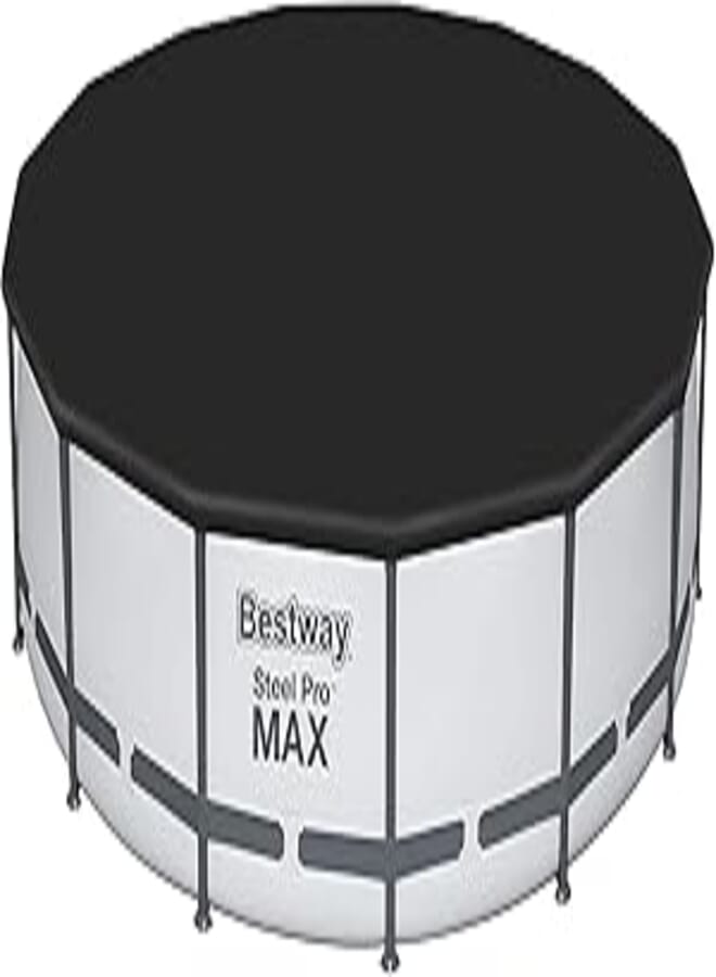 Bestway Round pool cover 460 cm , Black - 26-58038