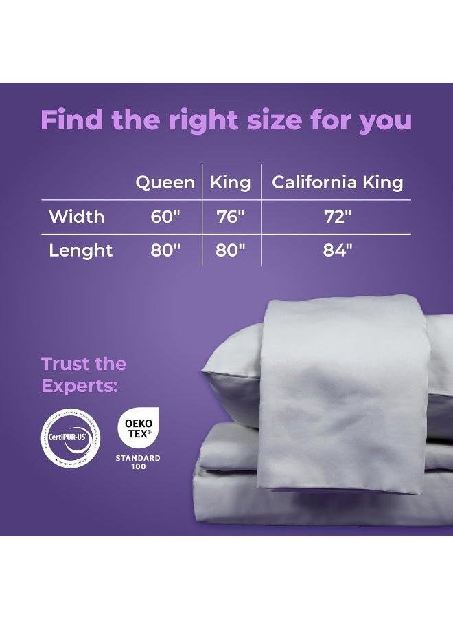 Pillow Fight Aloe Very Bedding Sheet Set Infused with Aloe Vera - 1000 Thread Count - Includes 2 Pack Set  - Image 5