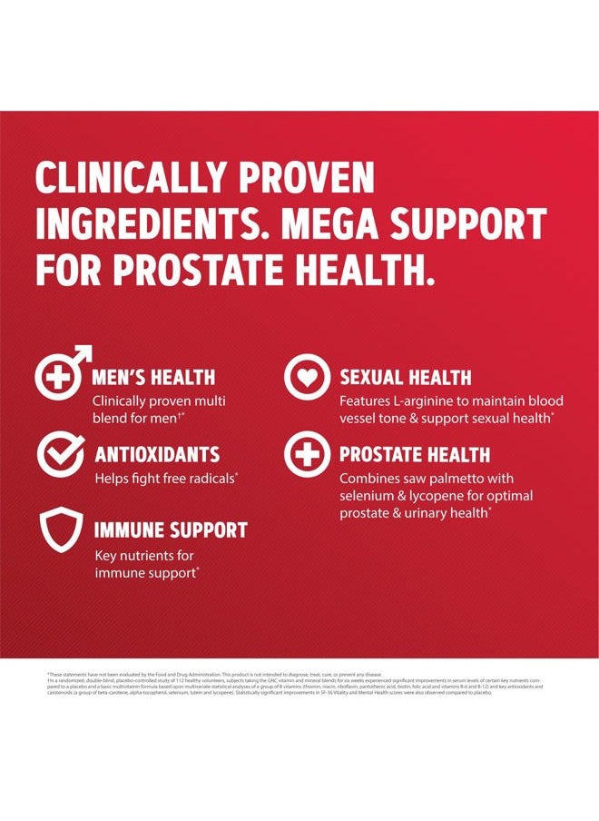 GNC - Mega Men Prostate and Virility | Supports Optimal Sexual Health and Prostate Health | 90 Caplets - Image 1