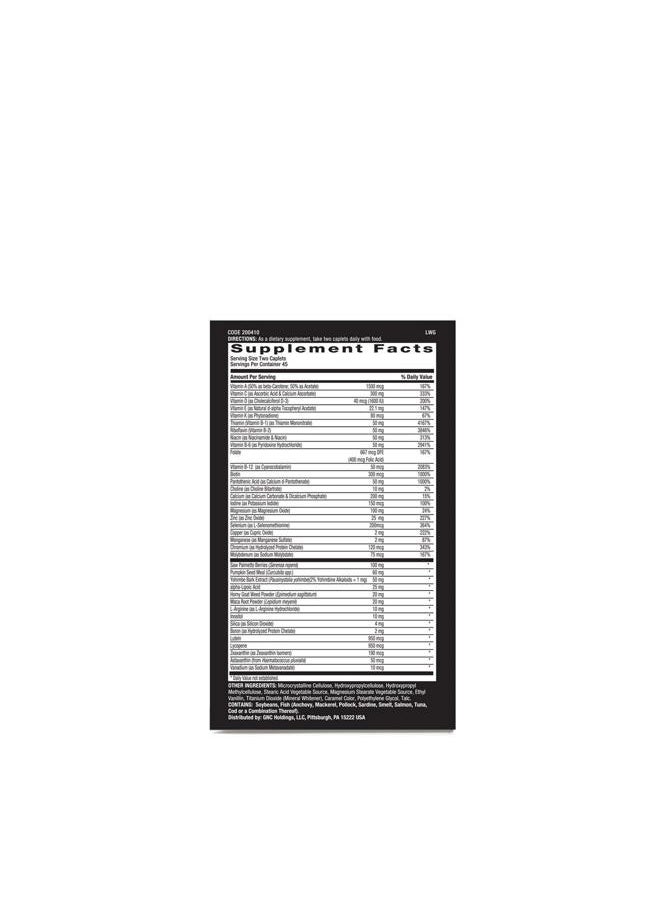 GNC - Mega Men Prostate and Virility | Supports Optimal Sexual Health and Prostate Health | 90 Caplets - Image 1