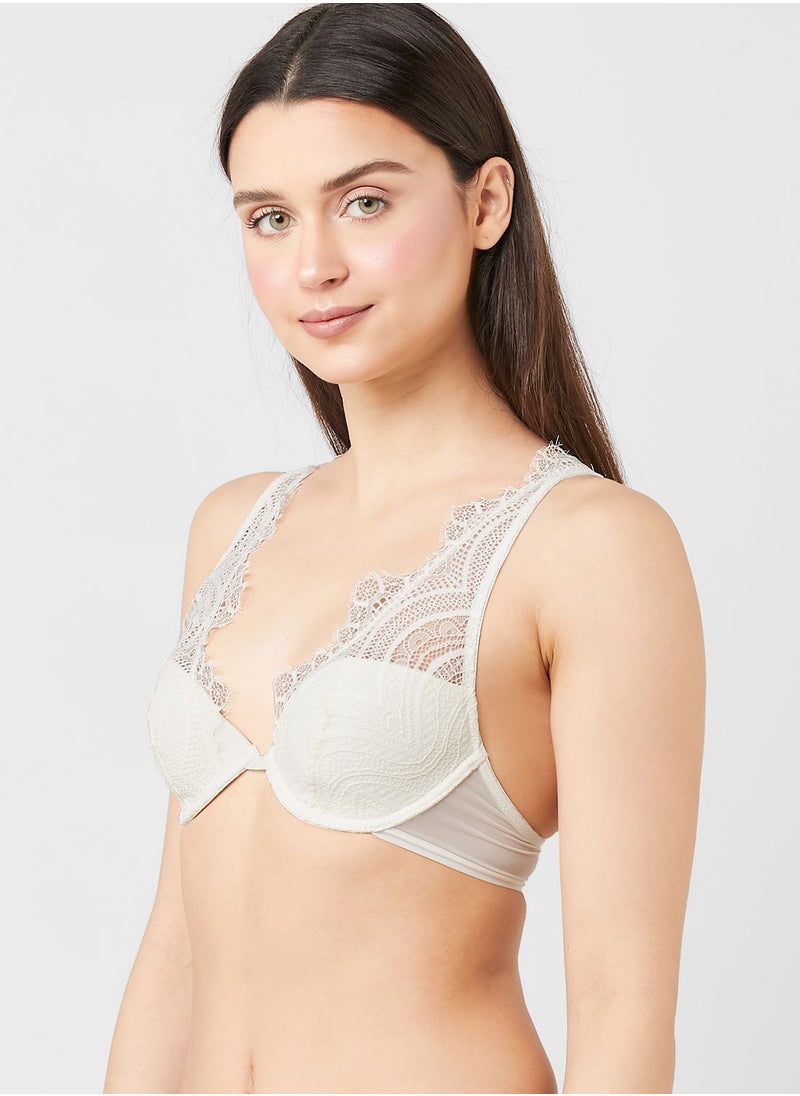 ELLA - Lace Triangle Bralette - Image 1