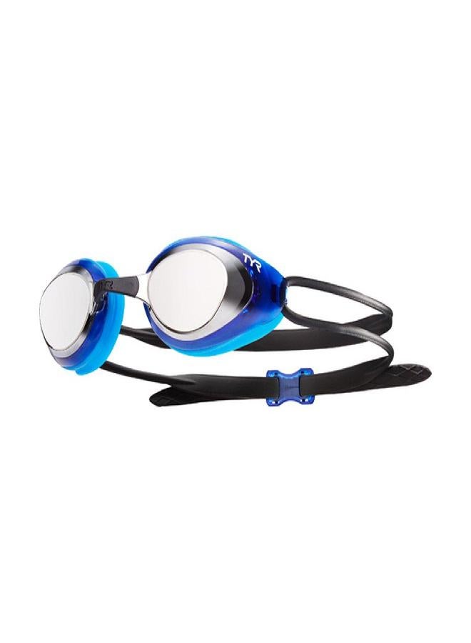 TYR TYR Blackhawk Racing Mirrored Googles, Silver/Blue/Black, One Size - Image 3