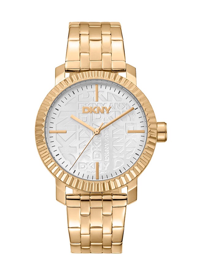 DKNY ديكني تشامبرز ماكسي DK1L053M0025 - ساعة كوارتز نسائية من الفولاذ المقاوم للصدأ 3 عقارب - Image 1