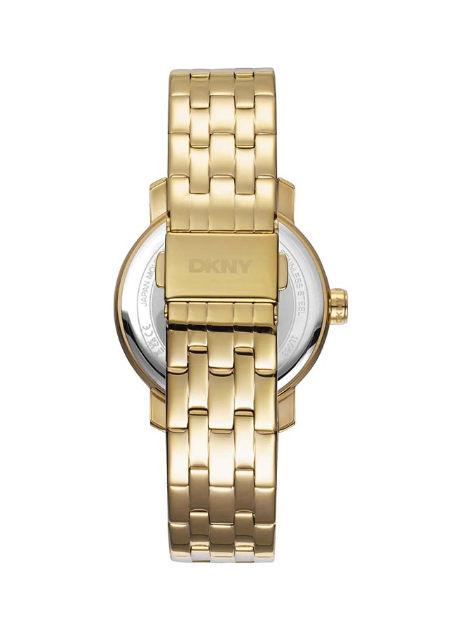 DKNY ديكني تشامبرز ماكسي DK1L053M0025 - ساعة كوارتز نسائية من الفولاذ المقاوم للصدأ 3 عقارب - Image 3