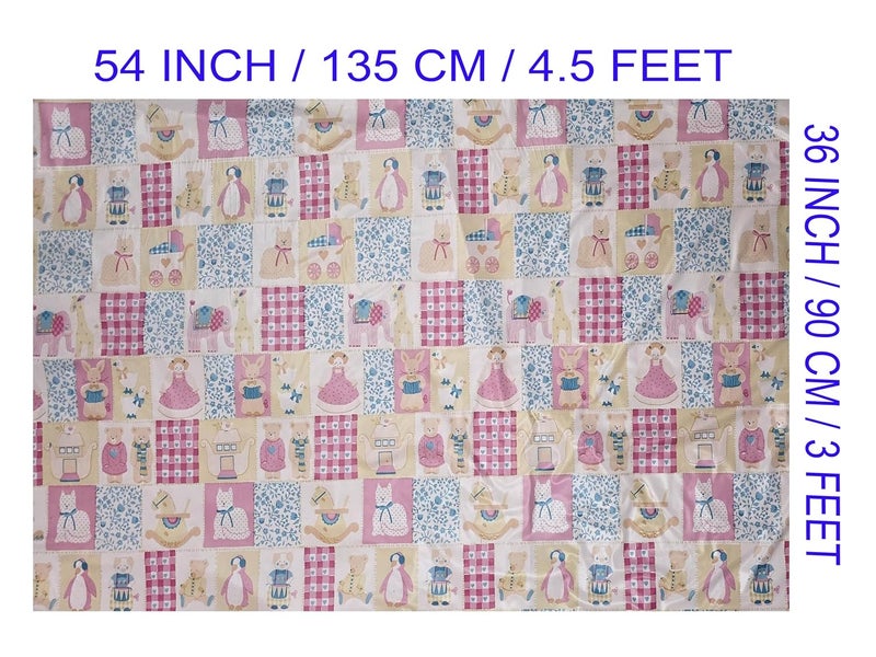 Ecosoft Baby Plastic Sheet | Baby Bed Protector | 0-18 Months | 90 x 135 cm (Cartoon Blue & Zoo Pink) - Image 3