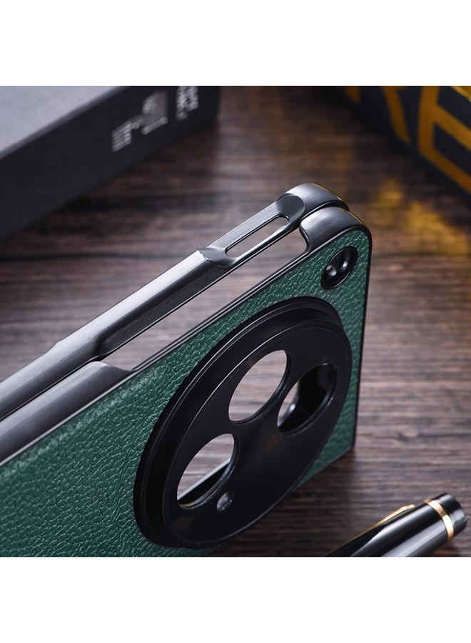 اس-توب جراب لهاتف OnePlus مفتوح من مادة البولي يوريثان بنسيج الليتشي مع حامل - Image 5