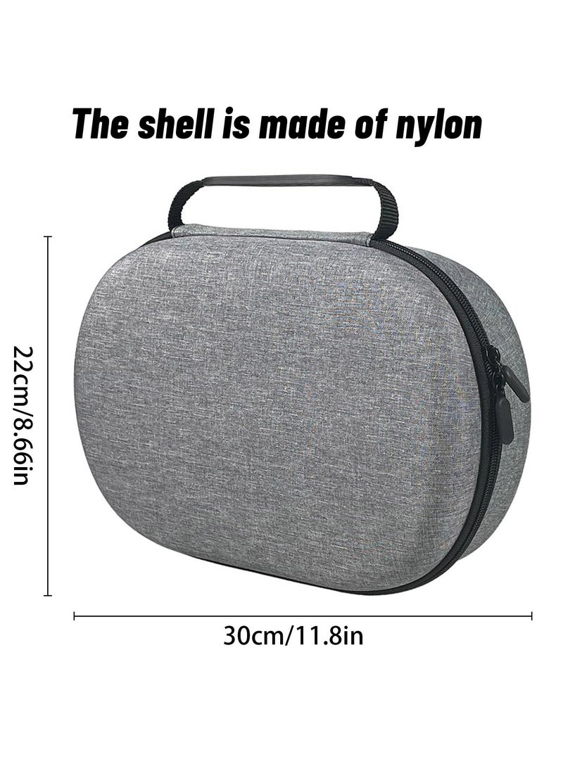 SYOSI - Portable Travel Case for Vision Pro Hard Carrying Case for Apple Vision Pro VR Headset and Accessories EVA Material Double Zipper Design Waterproof Anti Fall Travel Storage Case with compartments - Image 1