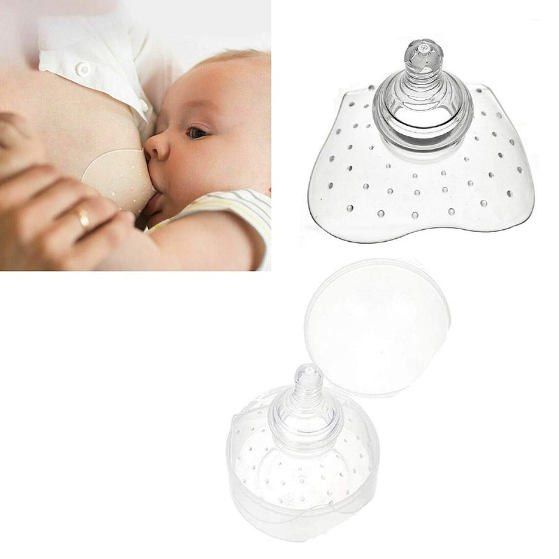 Finever Nipple Shield Contact Nippleshield for Breastfeeding with Latch Difficulties or Flat or Inverted Nipples NonToxic 1 Pack - Image 1