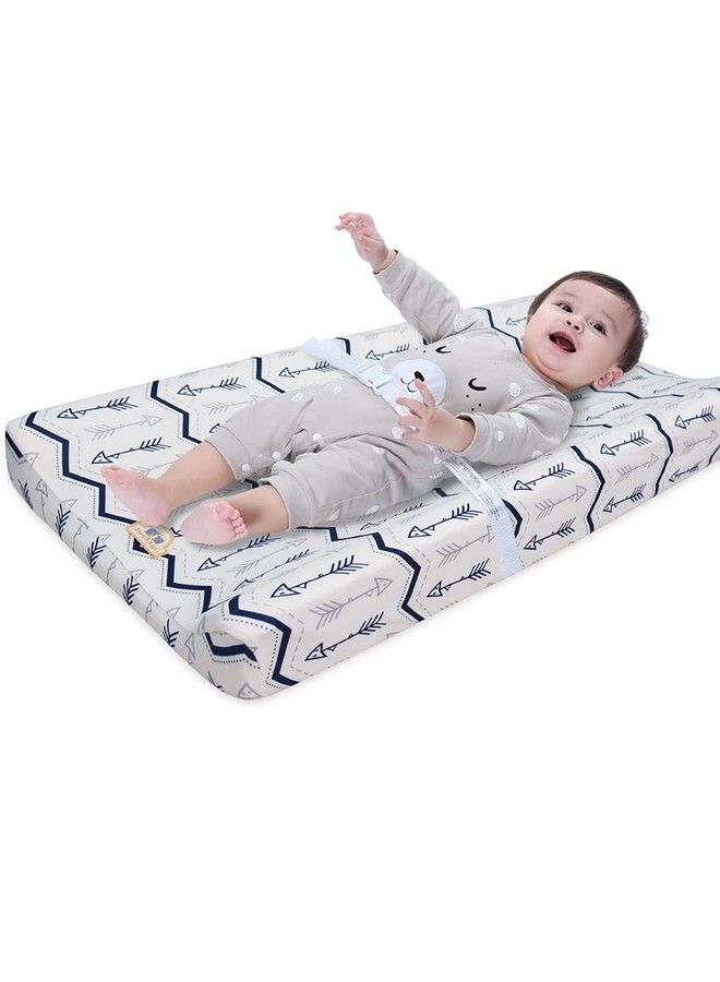 BlueSnail Print Changing Pad Cover Set 2Pk Breathable And Comfortable Changing Pad Cover For Boys And Girls (Navy+ Navy) - Image 4