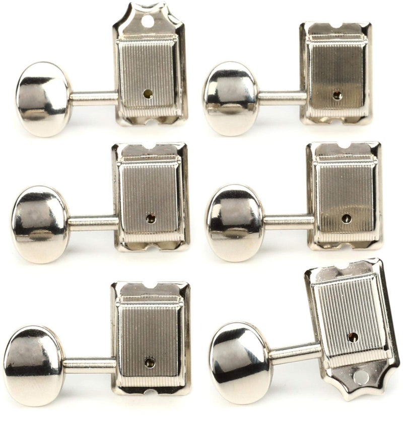 Fender American Vintage Staggered Tuning Machines, Nickel/Chrome, (6) - Image 1