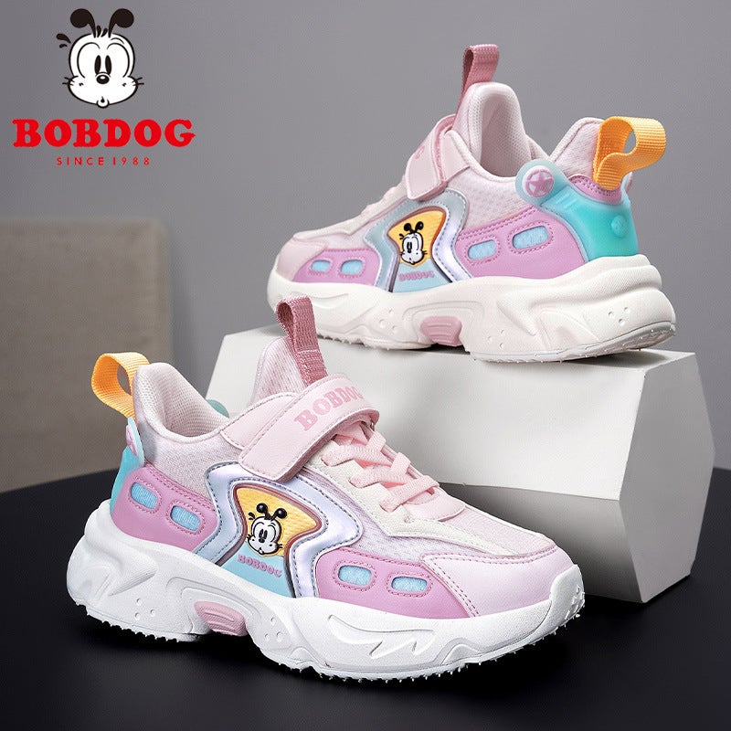 Mesh Sneakers Lightweight Flexible Sole Walking Shoes For Kids Indoor And Outdoor Activities - Image 1