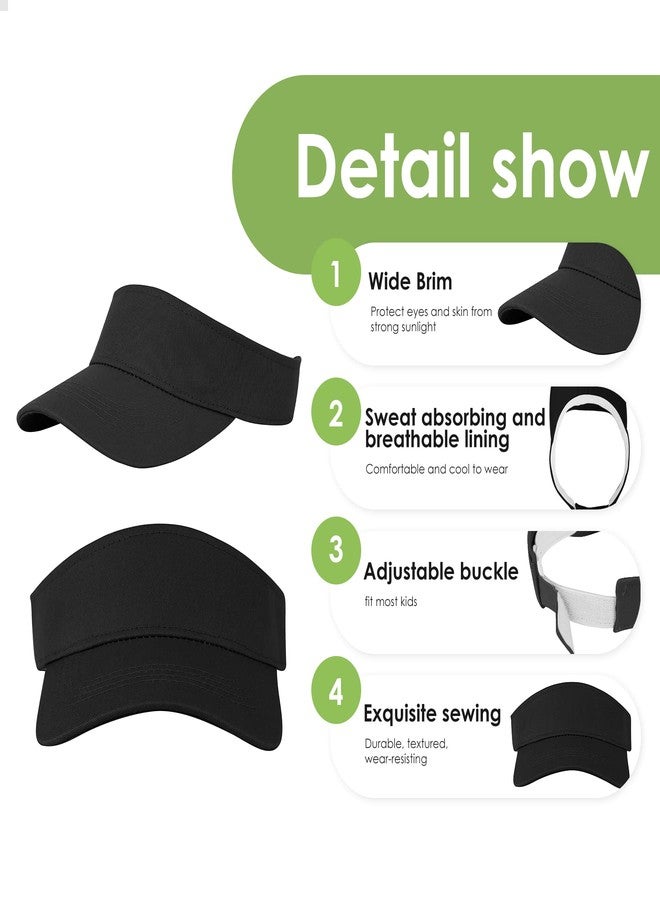 زاندو قبعة زاندو للأطفال، قبعة بيسبول قطنية قابلة للتعديل، قبعة رياضية للأولاد، قبعة تنس، قبعة جولف خارجية، قبعة شاطئ، قبعة شمسية للأطفال، قبعة بيسبول سوداء، مقاسات من 6 إلى 12 سنة - Image 5