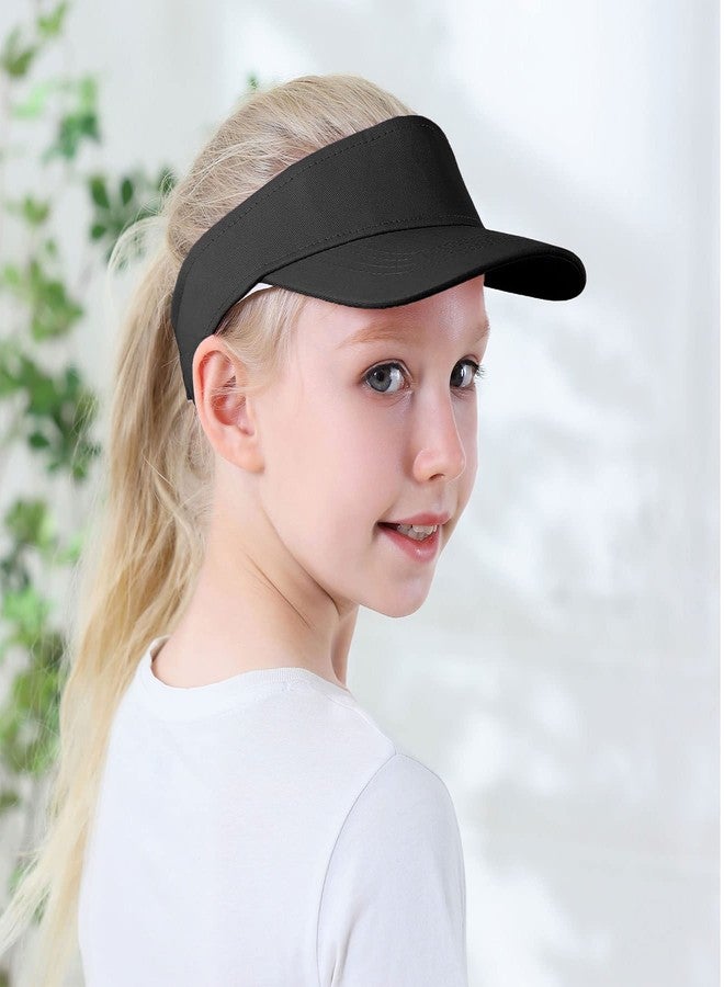 زاندو قبعة زاندو للأطفال، قبعة بيسبول قطنية قابلة للتعديل، قبعة رياضية للأولاد، قبعة تنس، قبعة جولف خارجية، قبعة شاطئ، قبعة شمسية للأطفال، قبعة بيسبول سوداء، مقاسات من 6 إلى 12 سنة - Image 4