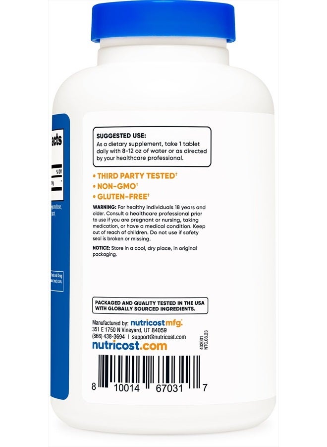 Nutricost L-أرجينين 1000 ملغ، أقراص الأحماض الأمينية (150 قرص) - Image 4