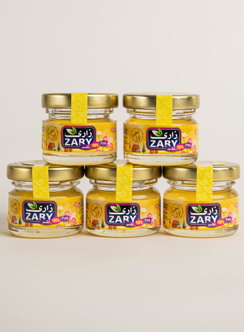 زاري عسل نحل طبيعي 25 جم * 5 قطع - Image 1