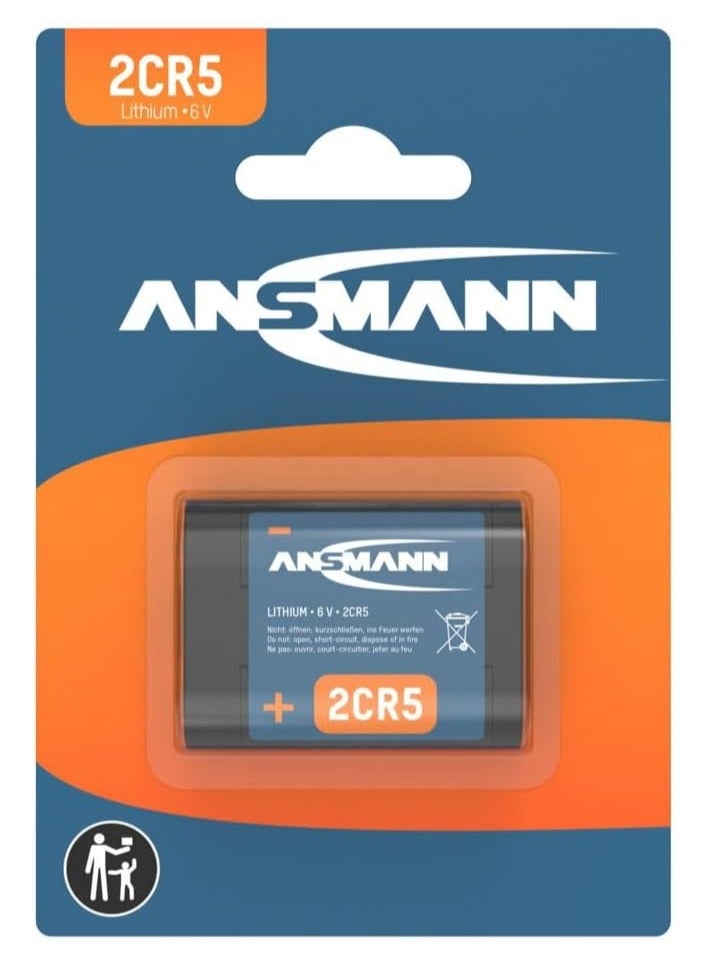 ANSMANN Lithium-Battery 2CR5 / 6 V High Performance Power Cameras Watches Calculators Toys DSLR Medical Equipment  - Image 1