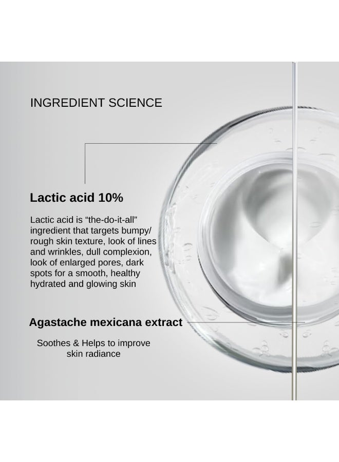 The Formularx Air Brush Facial - All In One Lactic Acid Serum + Glowing & Brightening Serum For Instant Radiance, Removes Dullness, and Smoothens Texture + For All Skin Types (50 g) - Image 3