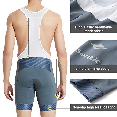 Santic شورتات دراجات سانيك للرجال مع حشوة - Image 5