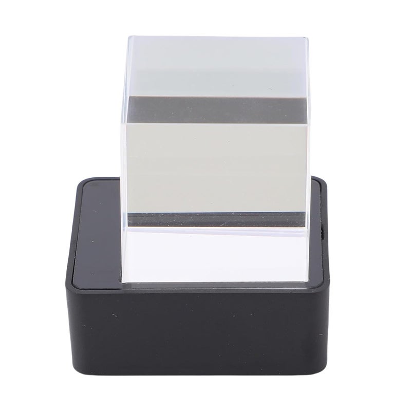 Generic Holographic Crystal Photo Display Dynamic GIF Animation Player for Desk Customizable Effects ABS Black - Image 5