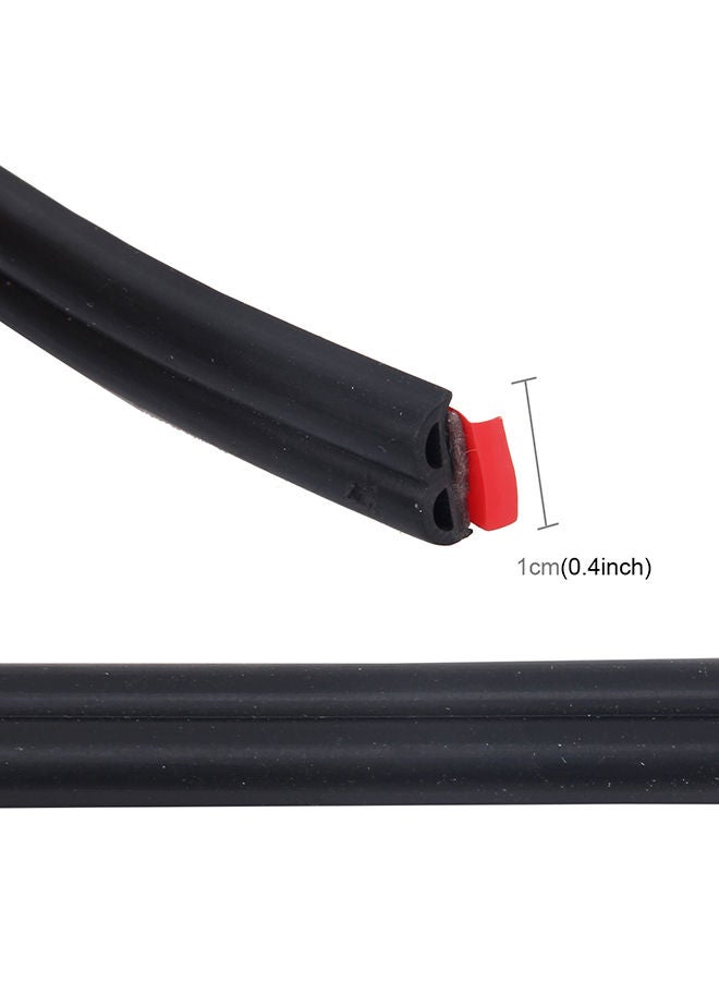 NIBEMINENT 4M B Shape Car Decorative Strip Rubber Chrome Decoration Door Seal - Image 2