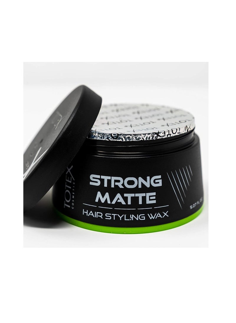 Totex Hair Men Styling Hair Wax - Strong Hold Texture Matte Natural Matte Look Finish - Hair Defining Paste Matte Wax 150ml - Image 3