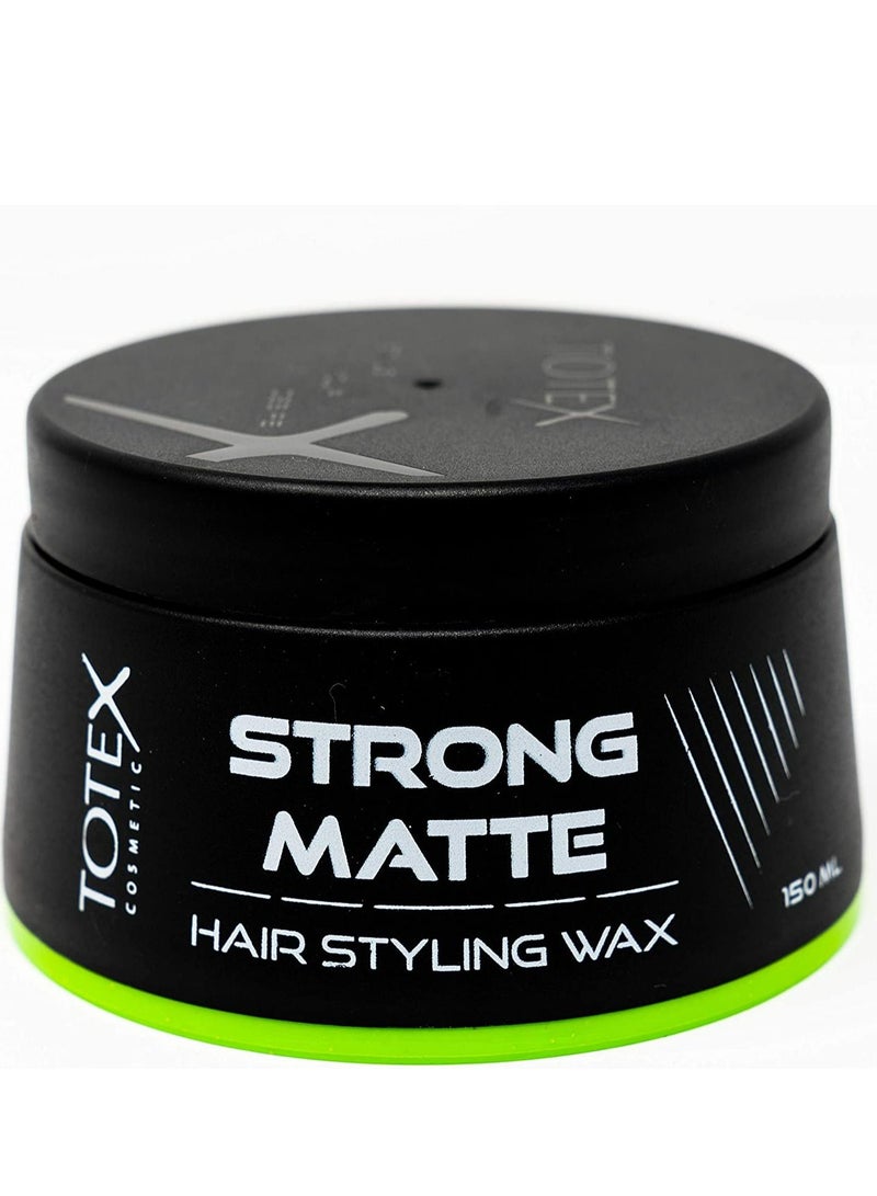Totex Hair Men Styling Hair Wax - Strong Hold Texture Matte Natural Matte Look Finish - Hair Defining Paste Matte Wax 150ml - Image 1