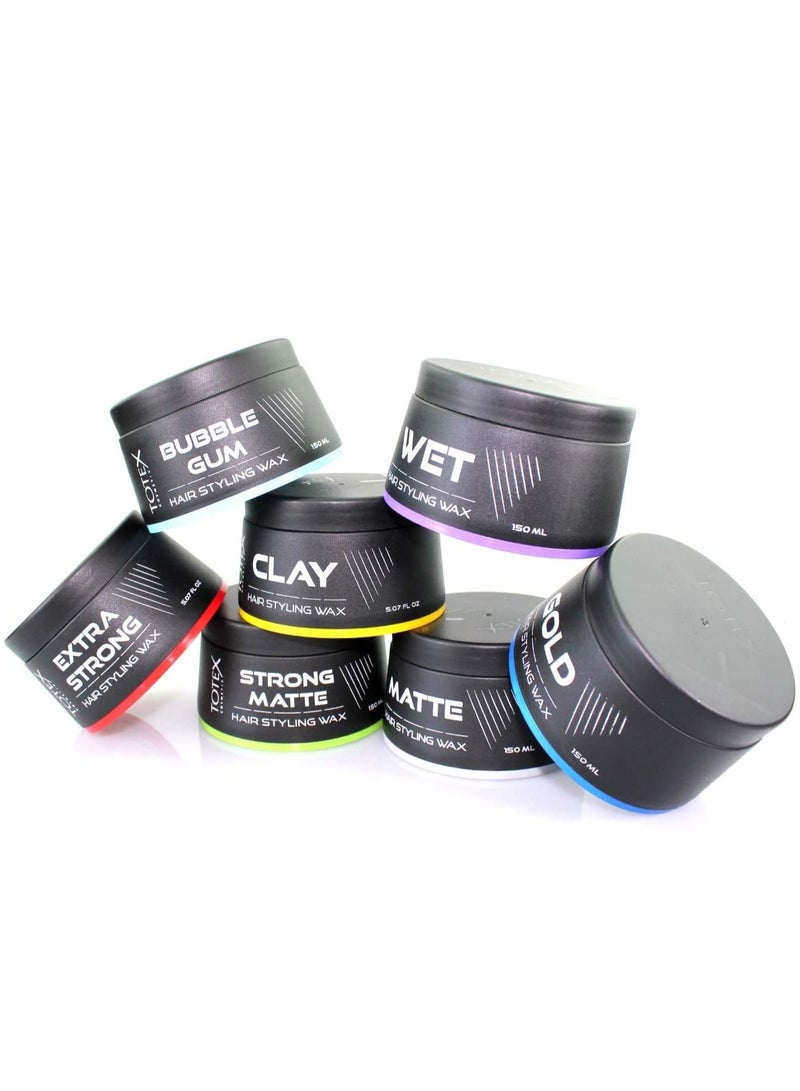 Totex Hair Men Styling Hair Wax - Strong Hold Texture Matte Natural Matte Look Finish - Hair Defining Paste Matte Wax 150ml - Image 5
