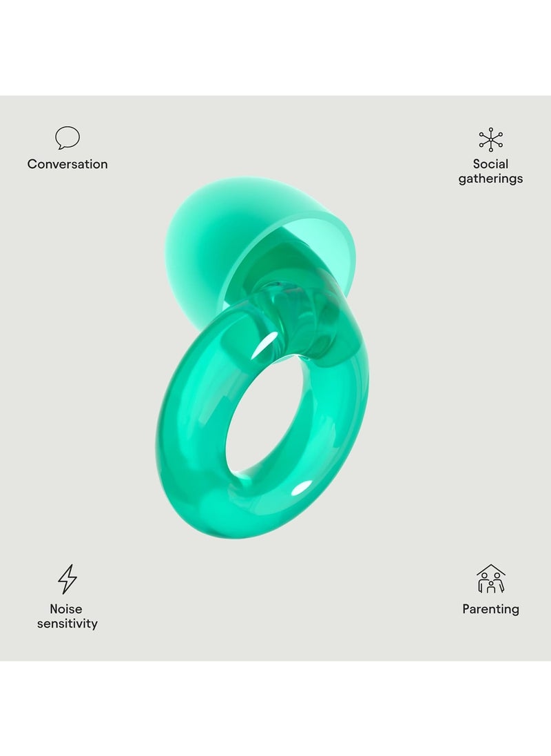 Loop - Loop Engage Equinox Earplugs – Reusable Noise-Reducing Earplugs | Colourful Hearing Protection | For Socializing, Parenting & Noise Sensitivity | Customizable Fit | 16 dB (SNR) Noise Reduction - Image 1
