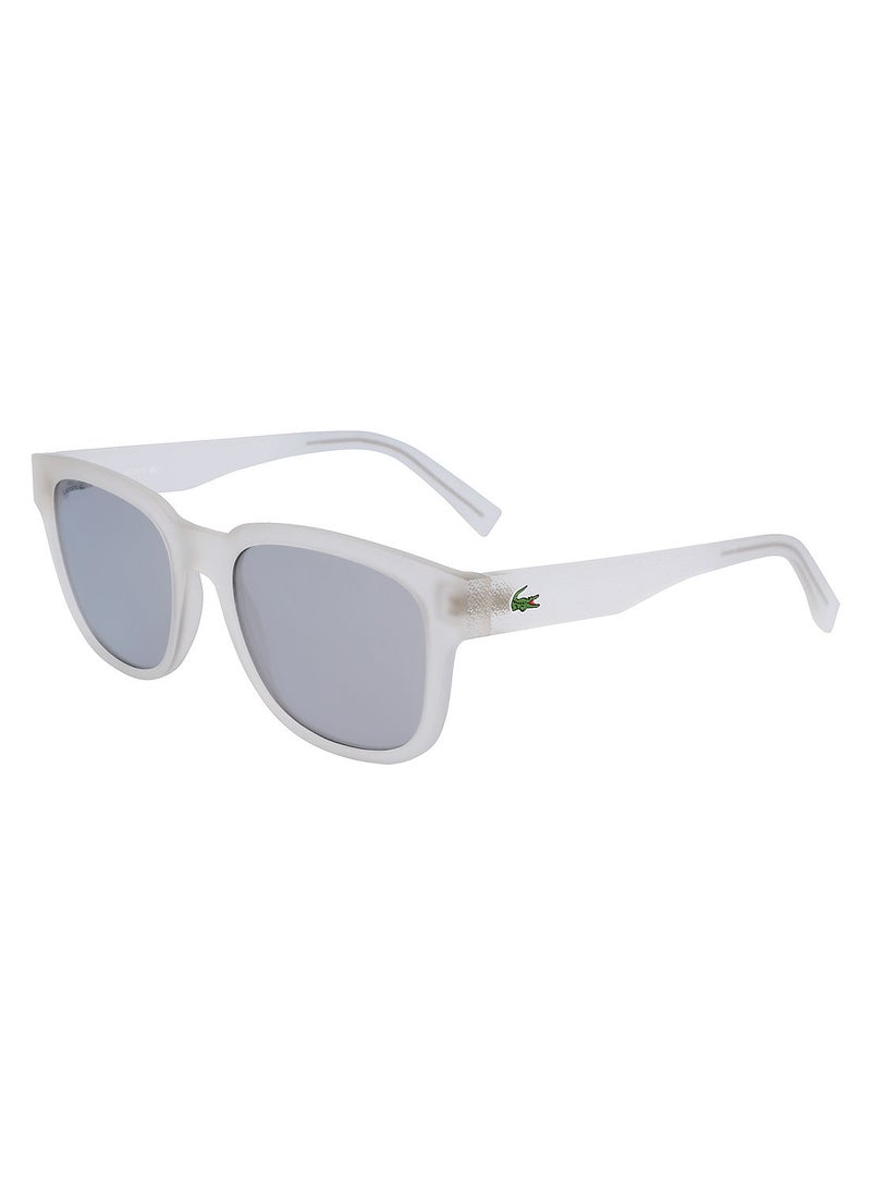LACOSTE - Full Rim Bio Injected Rectangle Lacoste Suns L982S 5319 (970) Matte Crystal - Image 1