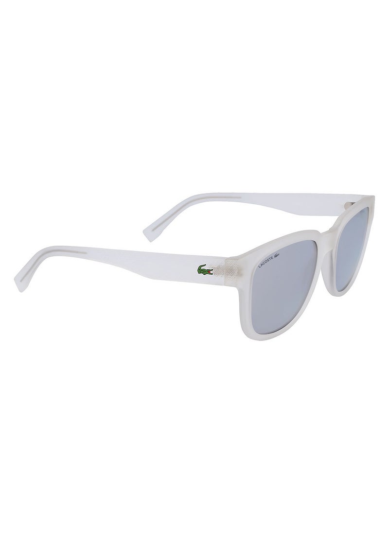 LACOSTE - Full Rim Bio Injected Rectangle Lacoste Suns L982S 5319 (970) Matte Crystal - Image 1