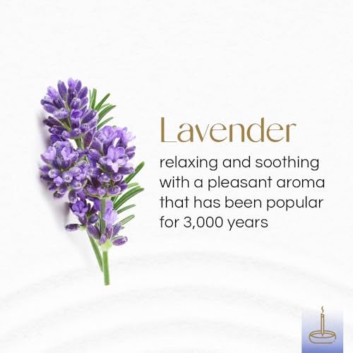 Gonesh - Extra Rich Scented Incense Sticks - Non-Toxic 10” Slow Burn Aromatic Sticks - Lavender - 80 Pack - Image 2
