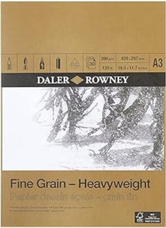 Daler Rowney Daler Rowney Fine Grain a3 Pad - 30 Paper 